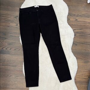 Loft Black Straight leg pants size 28/6